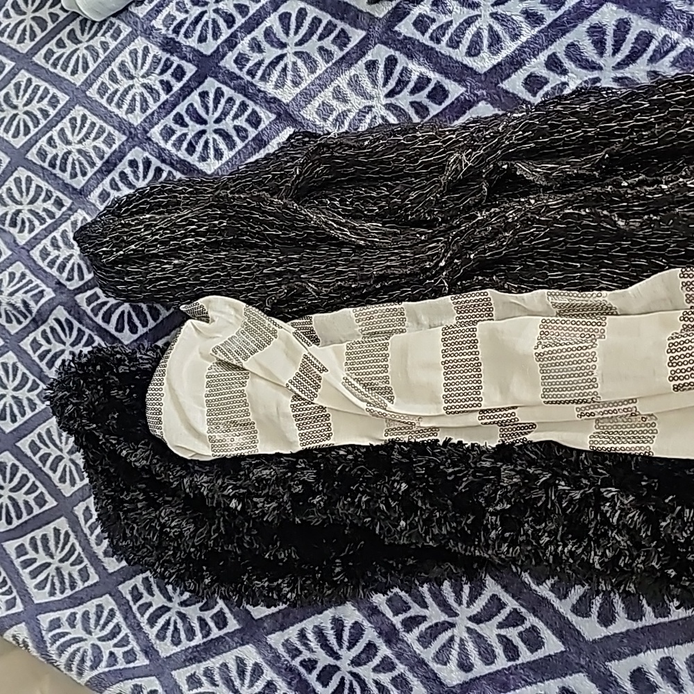 A bundle of scarves!